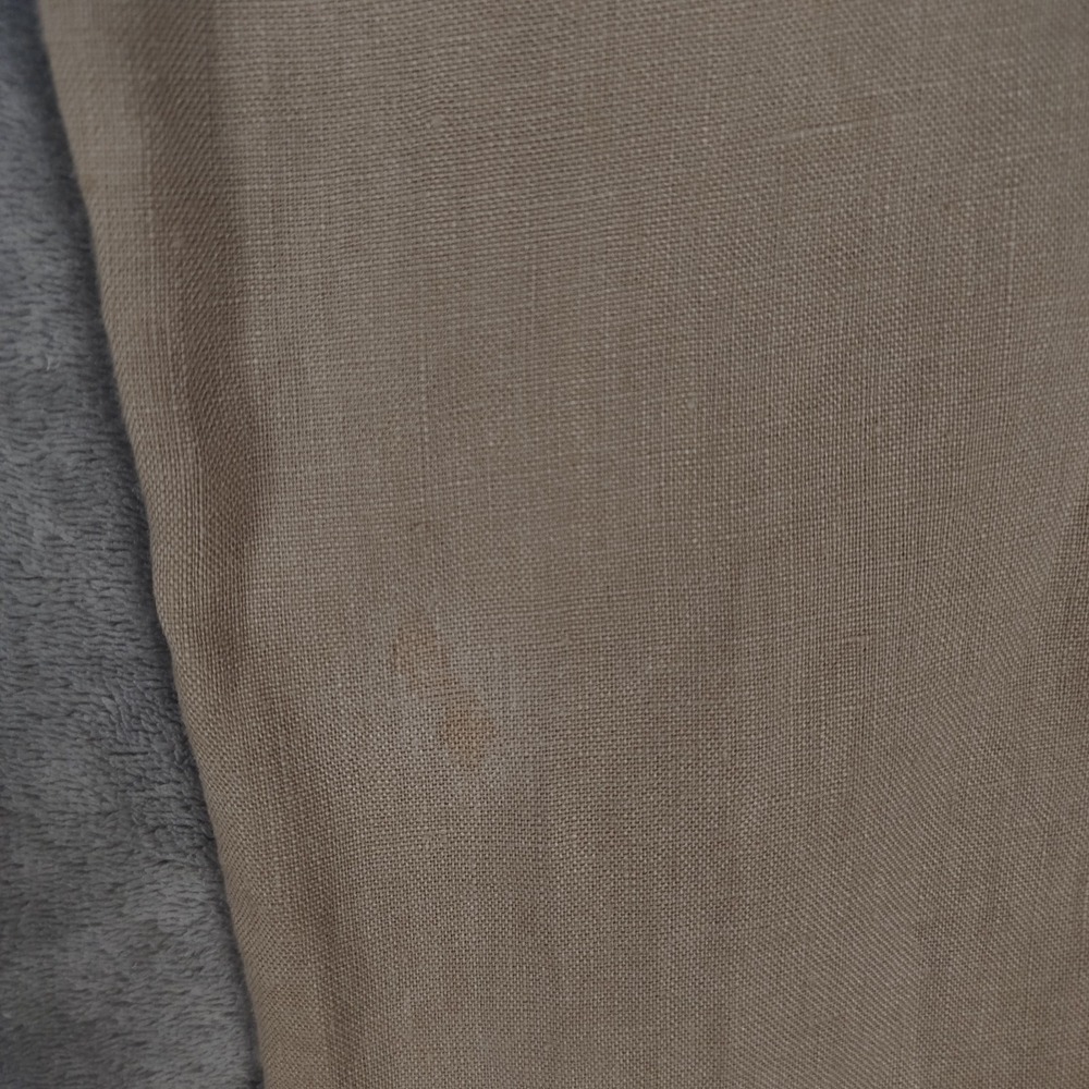 Cremieux 100% Linen Beige Pants‎ Mens 38x30 Elastic Waist Relaxed Beach Wedding - Picture 7 of 8